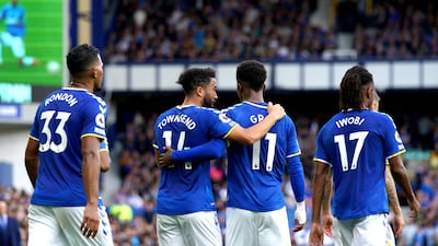 Everton: Average age 27.88 years, 0.4 % minutes by U21s.