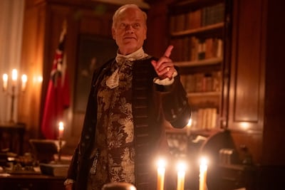 Grammer plays Lord Thomas Fairfax, an older figure in Washington’s early life. Photo: Angel Studios