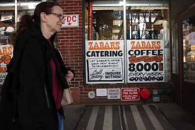 The famous Zabar's food emporium in Manhattan. Getty Images / AFP