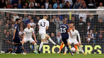 Fernandinho scires City's fourth. Getty