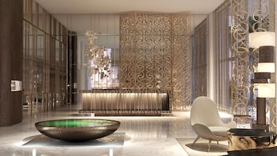 Elie Saab was inspired by the Art Deco era in his design for his Beachfront tower. Courtesy Emaar