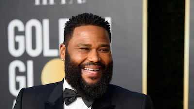 Anthony Anderson attends the 78th annual Golden Globe Awards in Beverly Hills, California, on February 28, 2021. EPA