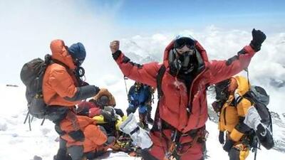 Maria Conceicao reached the summit of Mount Everest on Tuesday. Photo courtesy Maria Cristina Foundation