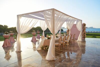 Sheikha Sana hosted an intimate event at Dubai's Sheikha Hessa Bint Khalifa Palace to introduce her jewellery collection. Courtesy Sana Al Maktoum Fine Jewellery