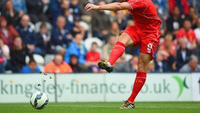 Rickie Lambert of Liverpool. Getty Images