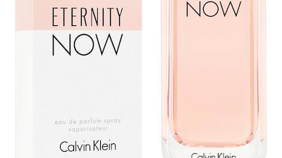Eternity Now for her. Courtesy Calvin Klein