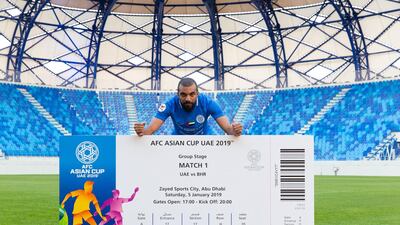 Al Nasr and UAE international Khalifa Mubarak. Courtesy HK Strategies