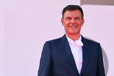 Director Francois Ozon at the screening of The Stranger at the 82nd Venice Film Festival. Reuters