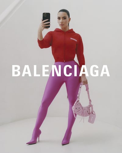 Kim Kardashian has starred in an advertising campaign for the brand in the past. Photo: Balenciaga