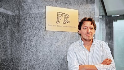 Gianluca Chakra, Front Row Filmed Entertainment chief. Front Row Filmed Entertainment