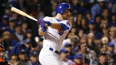 Ben Zobrist is one of the stars of the Chicago Cubs' 2016 World Series team who is struggling this season. Charles Rex Arbogast / AP Photo