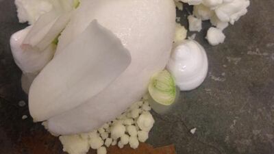 The flowers of Thailand dessert. Courtesy Anantara