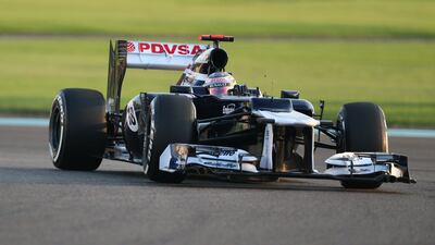 William's Pastor Maldonado was the surprise performer during qualifying. Marwan Naamani/AFP