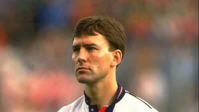 14) Bryan Robson - 26 goals in 90 games. Allsport