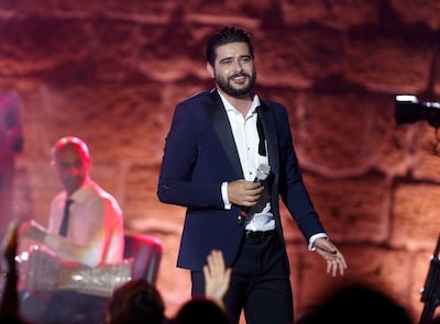 Syrian singer Nassif Zeytoun has toured Europe and North America. EPA