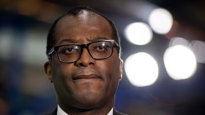 Britain's former chancellor Kwasi Kwarteng also criticised Liz Truss’s 'mad' decision to sack him for enacting her tax-cutting agenda. EPA