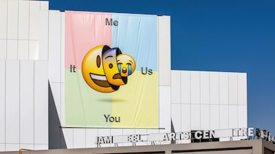 'Matroyshkemoji' (2021), a work by Basar, Coupland, Obrist, Daly & Lyon for the book 'The Extreme Self' and the exhibition 'Age of You'. All images courtesy Jameel Arts Centre; photos by Daniela Baptista