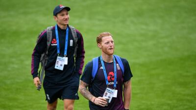 Ben Stokes in Manchester on Wednesday. Getty