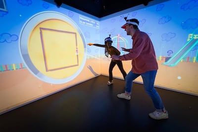 The games at the newly launched Gamebox typically run for 15 to 30 minutes, but some titles last up to an hour. Photo: Majid Al Futtaim