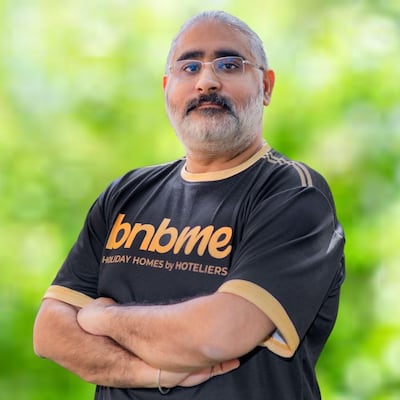 Vinayak Mahtani, chief executive of bnbnme Holiday Homes. Photo: bnbnme