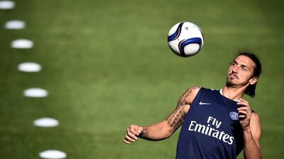 Zlatan Ibrahimovic and Paris Saint-Germain return to league action with a 10 point cushion. Franck Fife / AFP