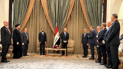 Iraqi president names Mustafa Al Kadhimi as new prime minister-designate in presence of leading Iraqi political figures and UN envoy to Iraq. The National