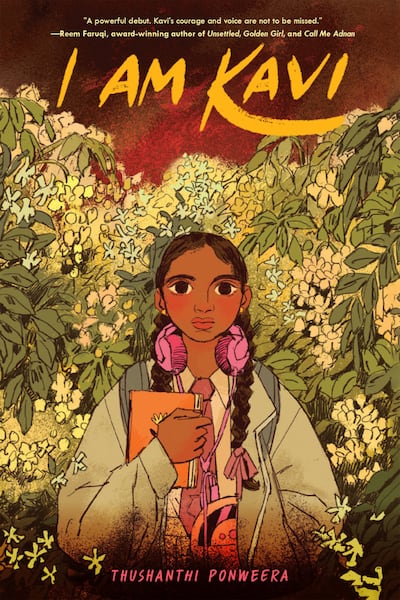 Thushanthi Ponweera's I Am Kavi is a children's story about trying to live an ordinary life in extraordinary circumstances. Photo: Holiday House Publishing