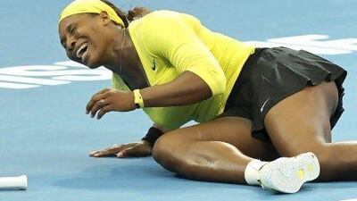 An upside to Serena Williams' recent injury is that she does not have to train for a while – something she dislikes doing.