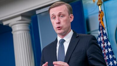 National Security Adviser Jake Sullivan spoke on US-China relations and Washington's engagement with Ukraine at the Aspen Security Forum. EPA