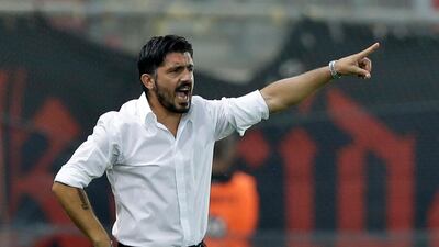 Gennaro Gattuso has replaced Vincenzo Montella as AC Milan manager. Thanassis Stavrakis / AP Photo