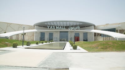 Main entrance of Yas Mall in Abu Dhabi. Photo: Yas Mall
