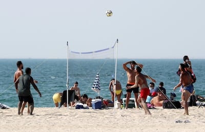 Kite Beach is one of the most popular leisure spots in Dubai. Pawan Singh / The National