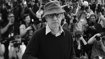 US director Woody Allen poses in Cannes in May, 2010.