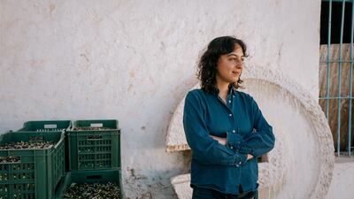 Sarah Ben Romdane returned to Tunisia to take on part of her family's olive estate and produce small-batch extra virgin olive oil that is proudly made in Tunisia. Photo: Erin Clare Brown / The National