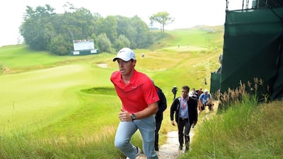 Defending champion and world No 1 Rory McIrly will tee off at 10.20pm alongside Jordan Spieth and Zach Johnson. Andrew Redington/Getty Images