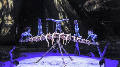 Toruk promises plentiful projections, light shows, giant puppets and kites, circus skills, stagecraft and a pumping musical score. Photo: Jesse Faatz Costumes: Kym Barrett © 2015 Cirque du Soleil