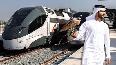 Etihad Rail will allow pets on board passenger trains but they need to be booked on. The National