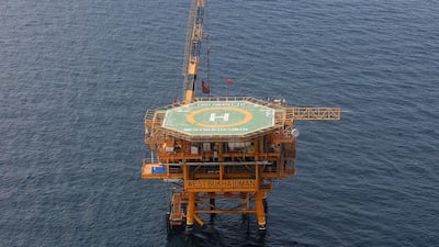 Above, the West Bukha Oman oil field in Oman. Pawan Singh / The National