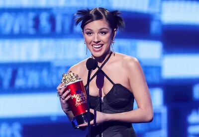 Olivia Rodrigo won Best Music Documentary for her project 'Olivia Rodrigo: Driving Home 2 U' at the MTV Movie & TV Awards. Reuters