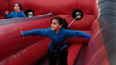 Festivities for the first UAE National Sports Day got off to grand start in the capital on Wednesday. Delores Johnson / The National