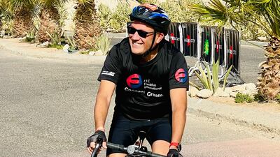 Egyptian-German businessman Yusef Ahmed initiated the idea of the Cop27 bike ride to spread environmental awareness. Photo: Yusef Ahmed