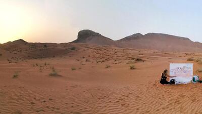 The paintings featured in the 50 for 50 auction have been created by Grammy-nominated composer Ella Spira. Sisters Grimm