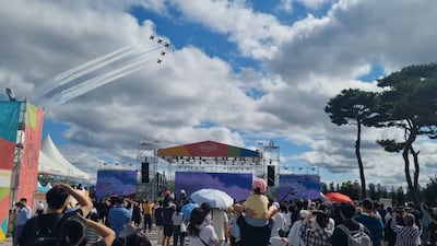 Crowds attend the Sejong Hangeul Festival. Photo: Sejong Culture and Tourism Foundation