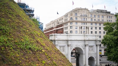 Anyone familiar with London’s layout should know Marble Arch is not the ideal spot for providing spectacular cityscape. AP