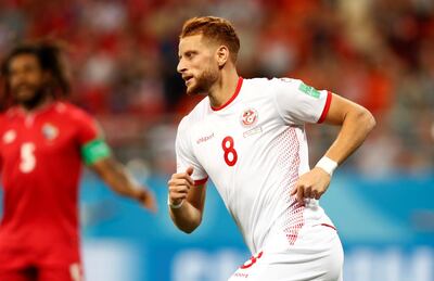 Tunisia's Fakhreddine Ben Youssef scored against Panama. Murad Sezer / Reuters