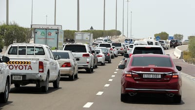 Officials said the testing centre was only accepting families who had booked in advance at the moment. Pawan Singh / The National