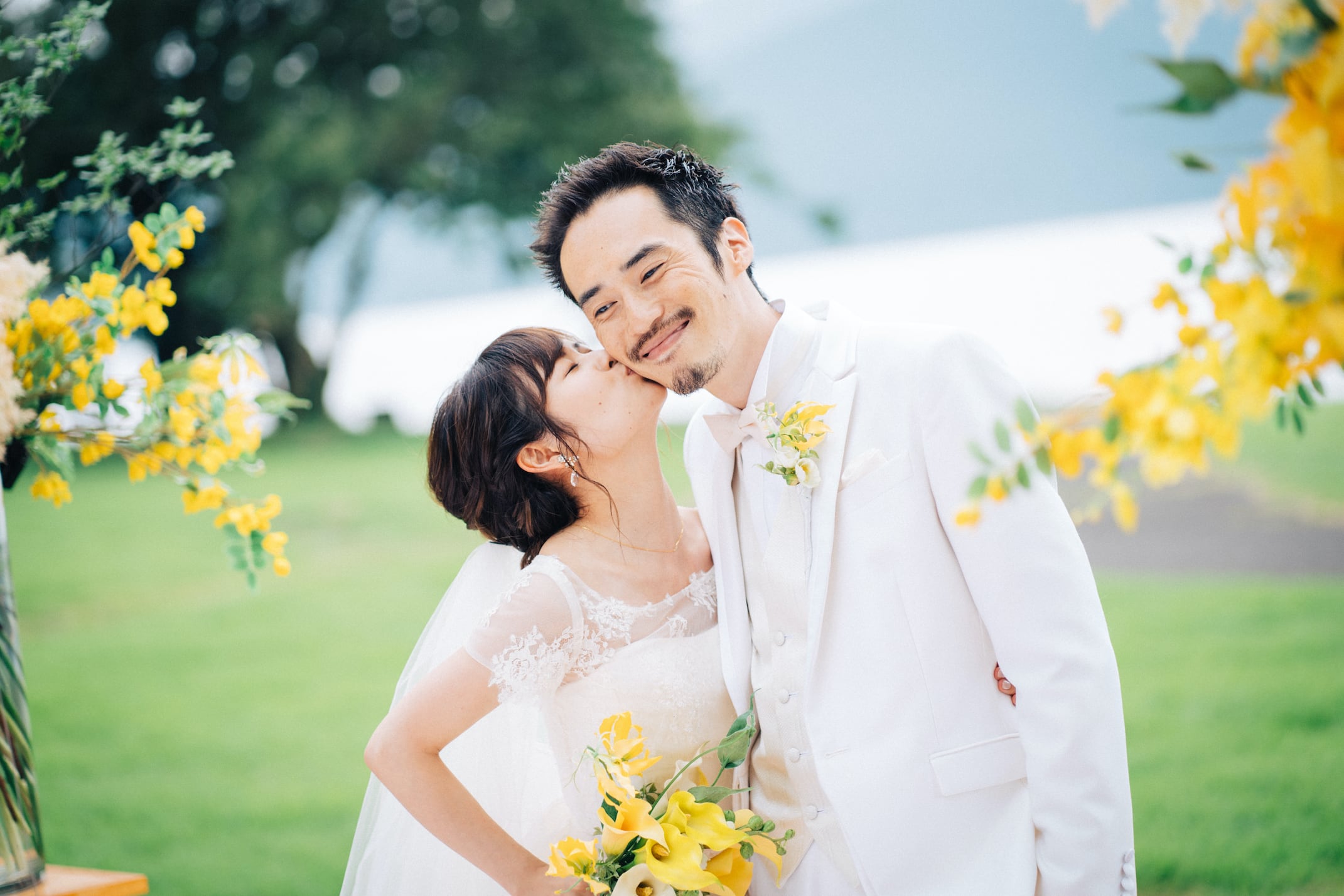 Motomi, left, and Ryotaro of Love is Blind: Japan are still married. Photo: Netflix
