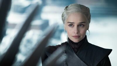 Emilia Clarke as Daenerys Targaryen in the final episode of 'Game of Thrones'. Courtesy HBO