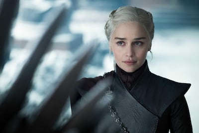 Emilia Clarke as Daenerys Targaryen in the final episode of 'Game of Thrones'. Courtesy HBO