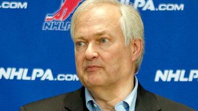 NHL players' association head Donald Fehr